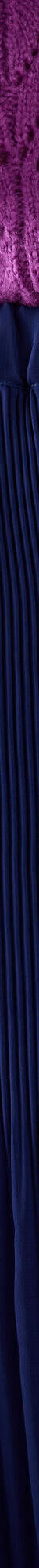 Jupe voile plissé, petite stature (bleu indigo) Jupe voile plissé, petite stature (bleu indigo)